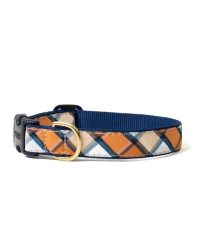 Up Country Terra Cotta Plaid Dog Collar