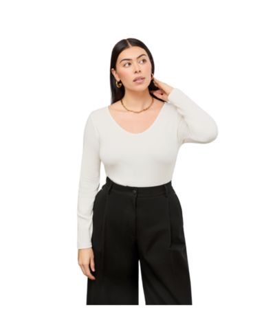 M.M.LaFleur Marcia T-Shirt - Ribbed Pima Cotton