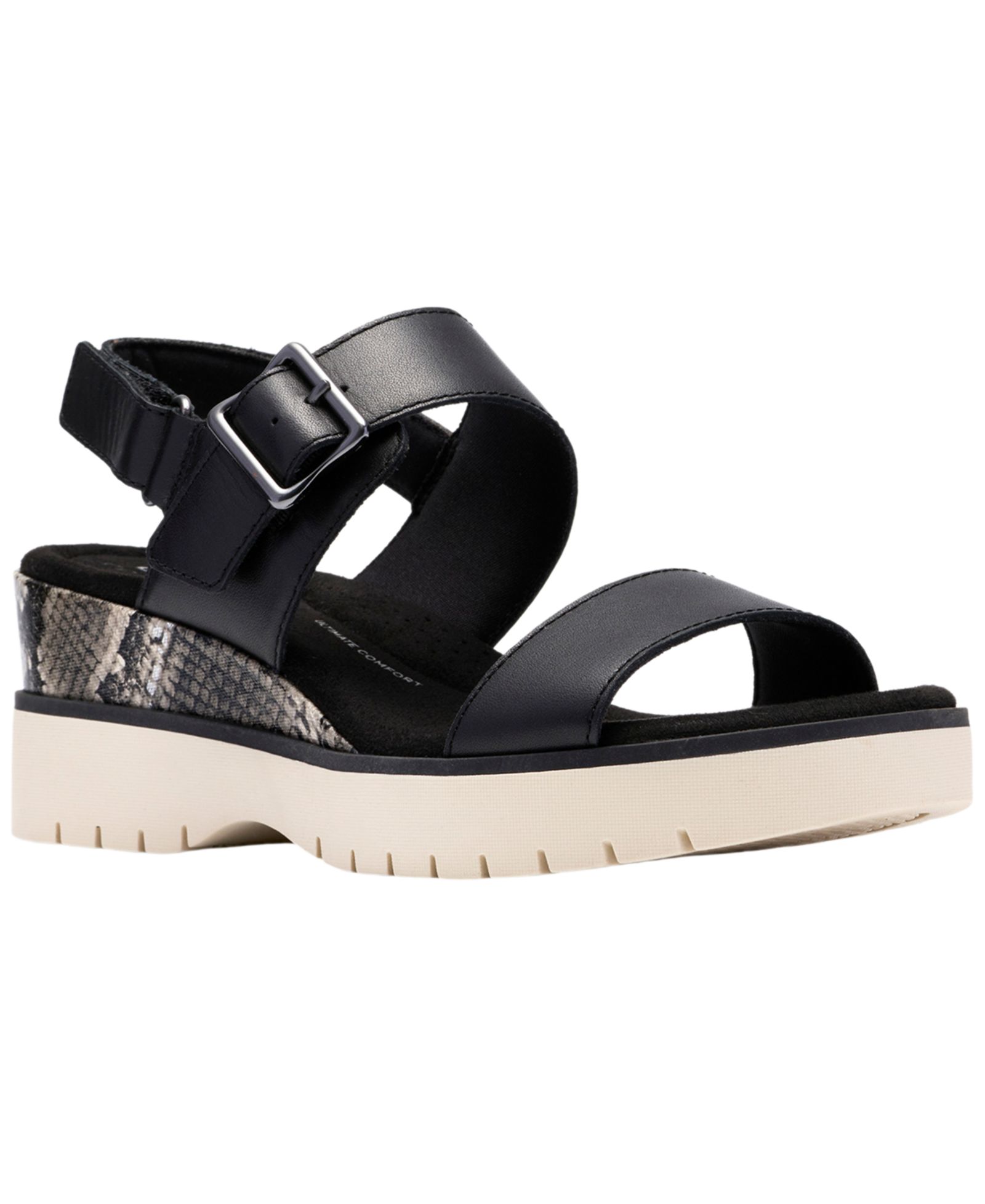 Clarks Женские Diaz Rose Round Toe Wedge Sandals