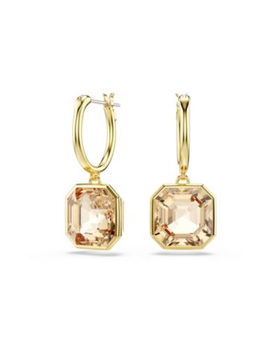Swarovski серьги-подвески Millenia Gold-Tone Plated