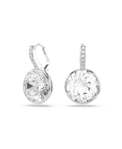 Swarovski серьги-подвески Millenia с родиевым покрытием
