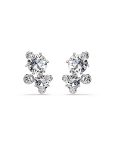 Серьги-гвоздики Swarovski Constella с напылением Rhodium