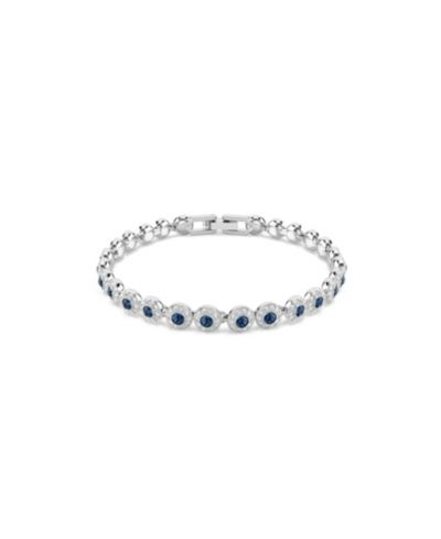 Swaroski Una Angelic Rhodium Plated Tennis Bracelet