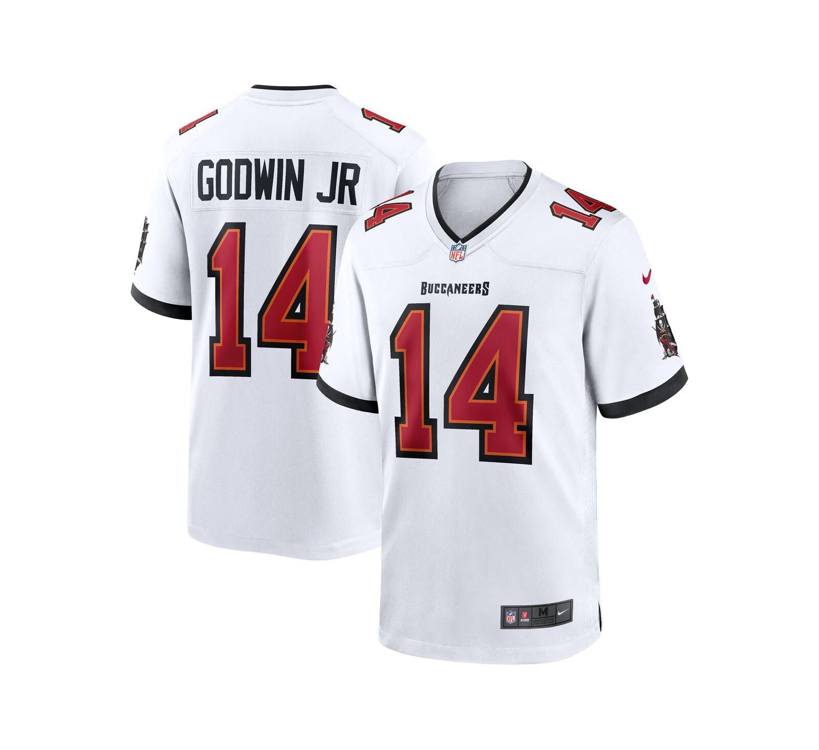 Мужская игровая джерси Nike Chris Godwin Jr. Tampa Bay Buccaneers, белая
