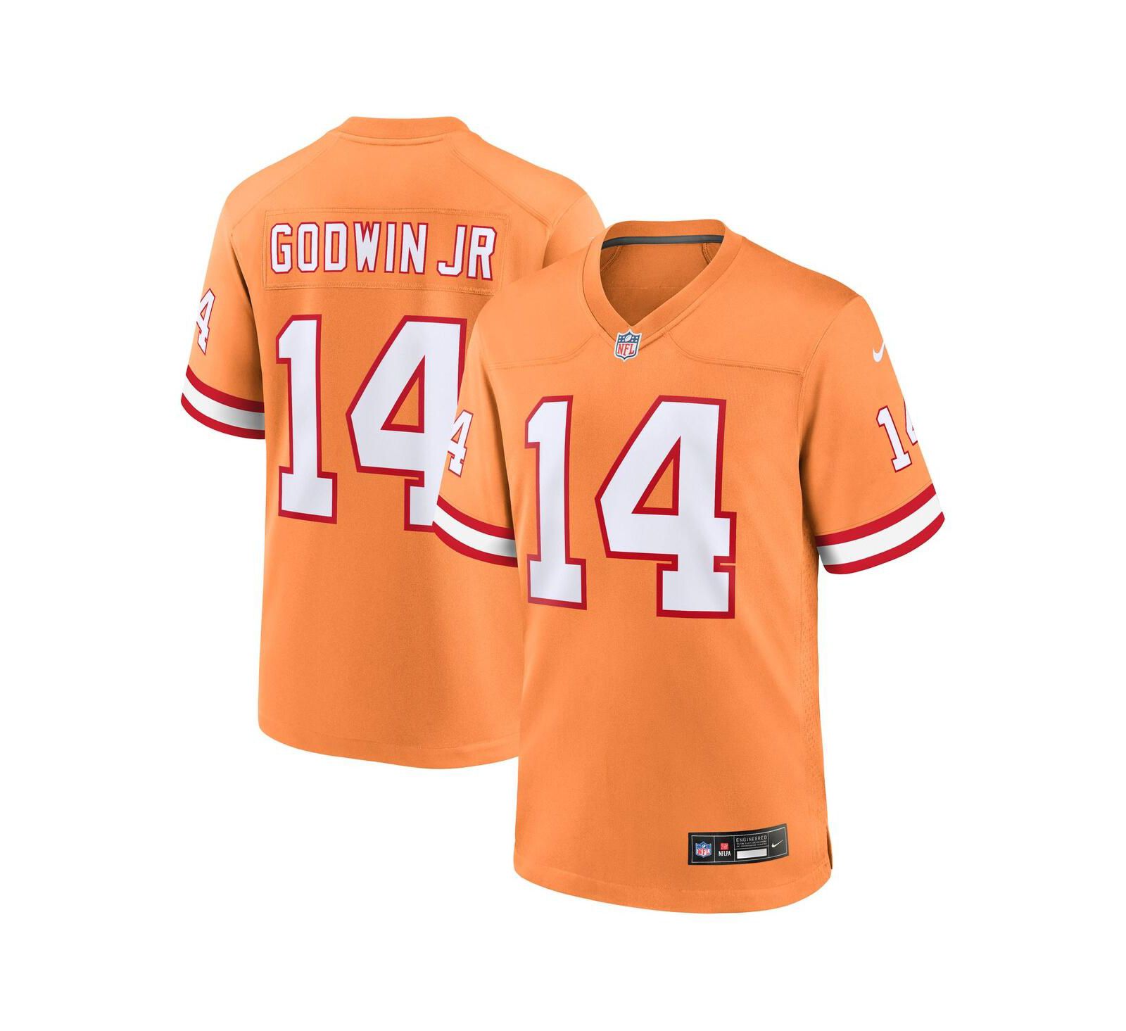 Nike Men's Chris Godwin Jr. Orange Tampa Bay Buccaneers Game Player Jersey