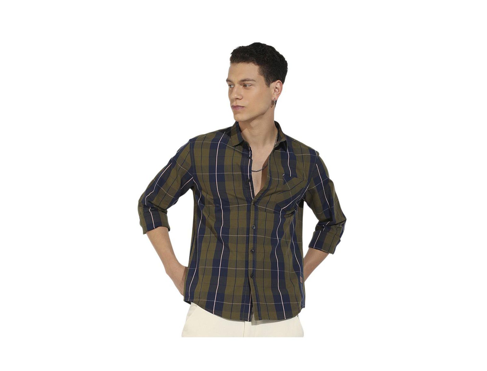 Cahoot Men's Tartan Plaid Shirt