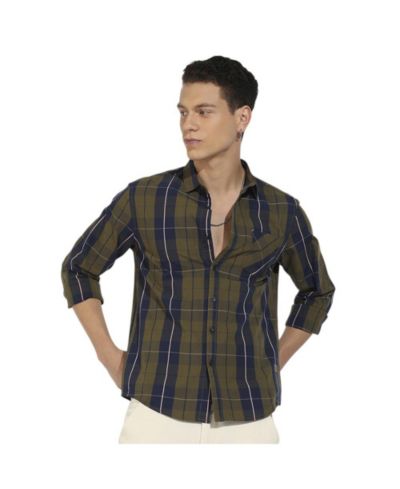 Мужская рубашка в клетку Campus Sutra Tartan Plaid