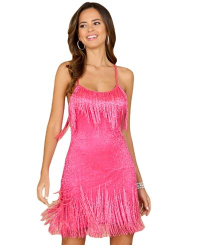 Женское платье Lara Spaghetti Strap Fringe
