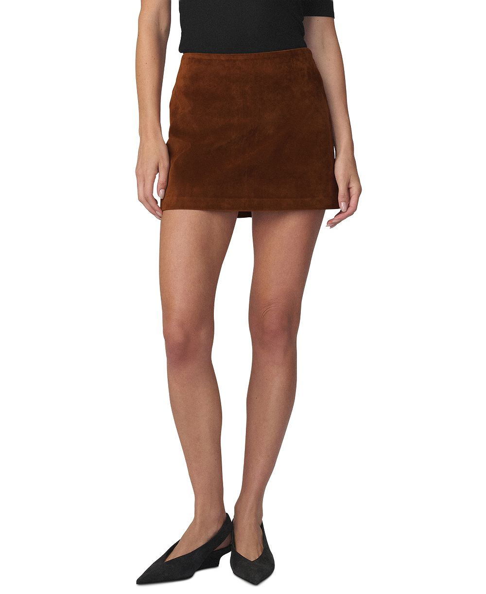 Macy's Women's Faux Suede A-Line Mini Skirt, Created for Macy's