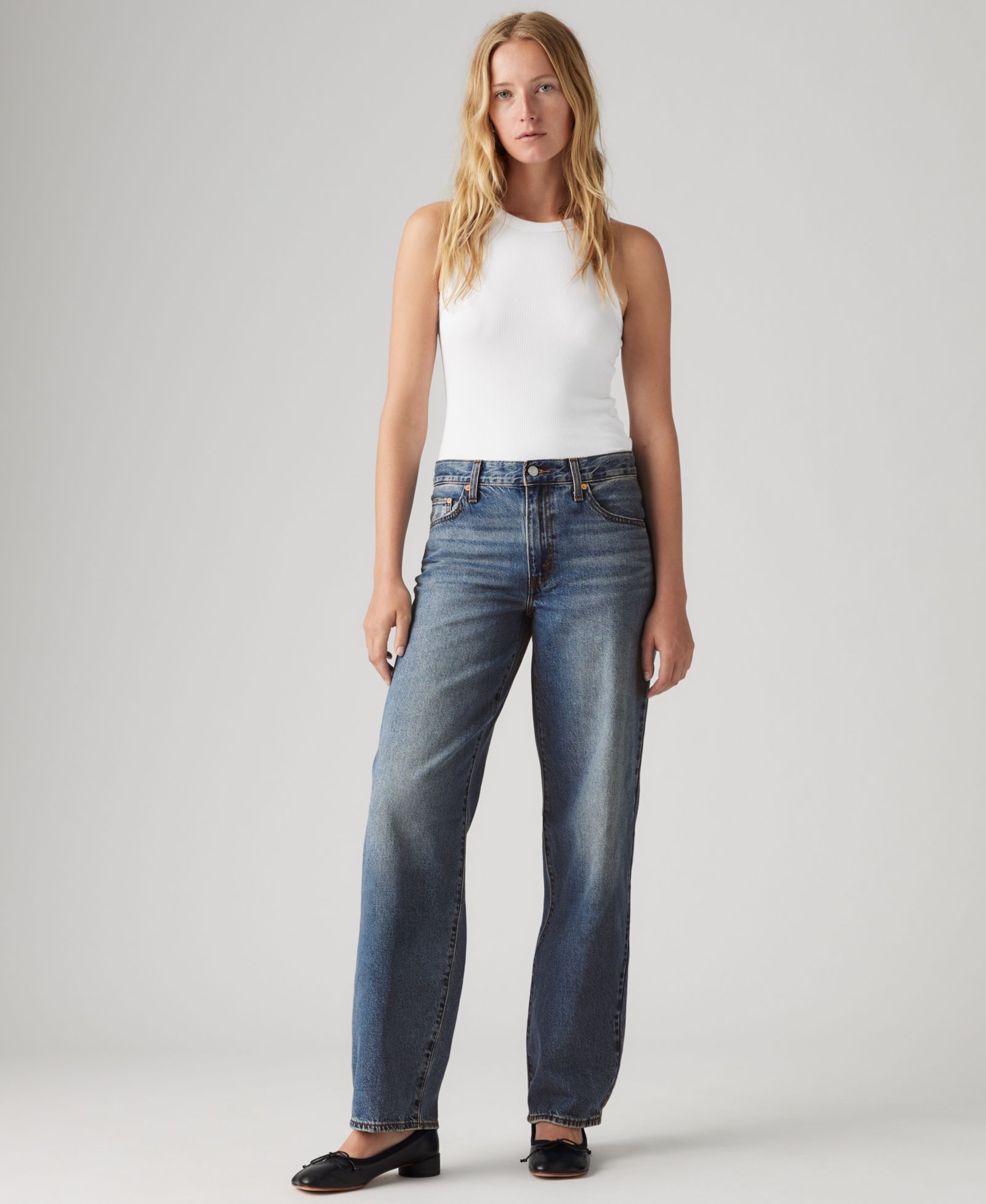 Levi's® Premium Women's Mid-Rise Baggy Dad Jeans