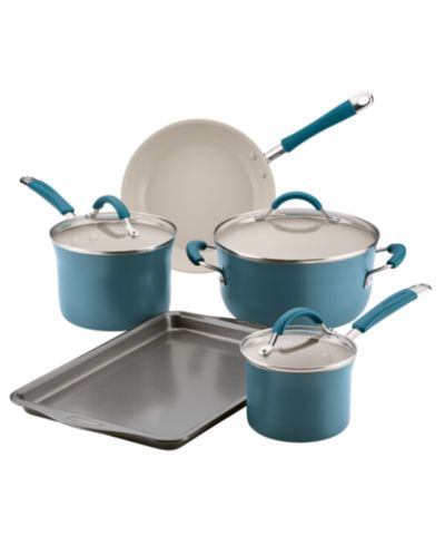 Набор кухонной посуды Rachael Ray Cucina Ceramic Nonstick, 8-Pc.