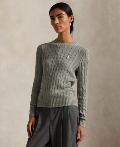 Polo Ralph Lauren Женский джемпер Cable-Knit Cotton Crewneck