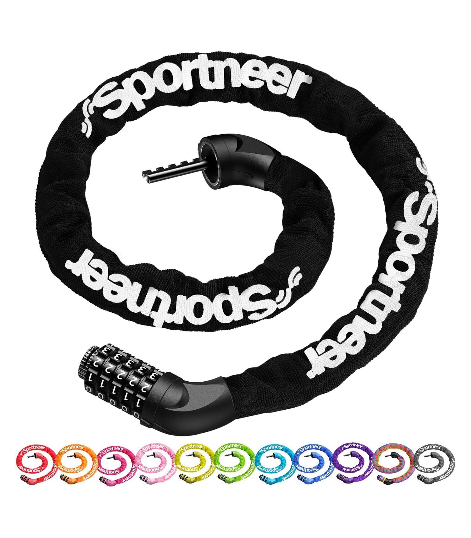 Велосипедный замок Sportneer 5 Digit Combination High Security Anti Theft