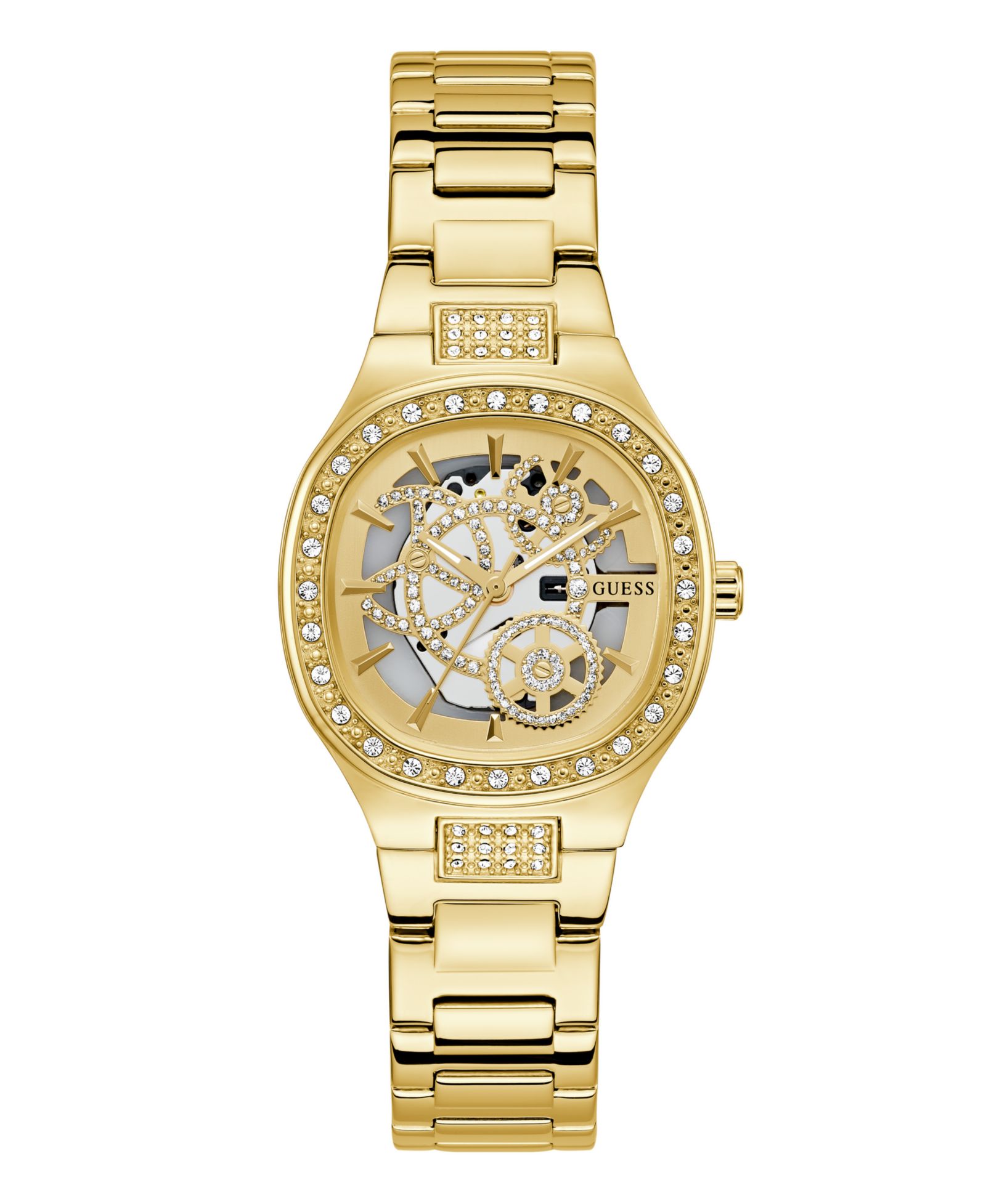 GUESS Women's Gold Tone Analog Watch, 32mm