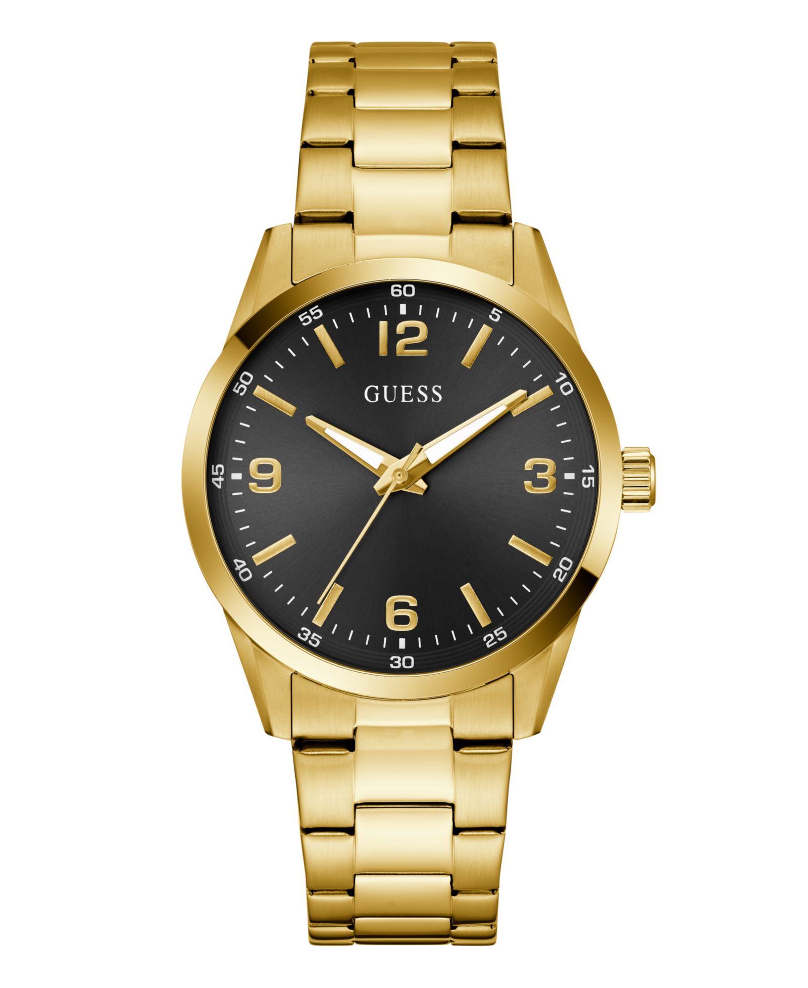 GUESS Men's Gold Tone Analog Watch, 40mm