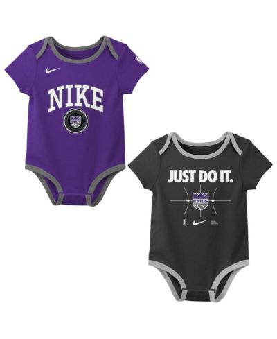 Комплект боди Nike Newborn 2-Pack Purple/Black Sacramento Kings Just Do It