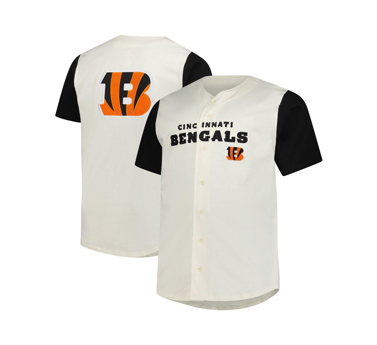 Мужская футболка Fanatics Cincinnati Bengals Full-Button