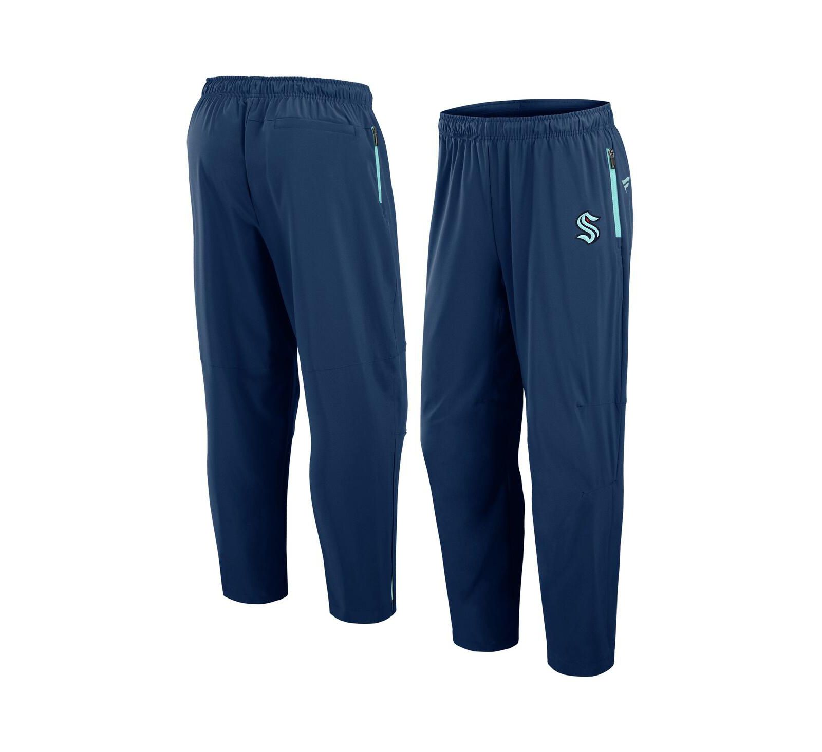 Fanatics Men's Deep Sea Blue Seattle Kraken Authentic Pro Rink Pants