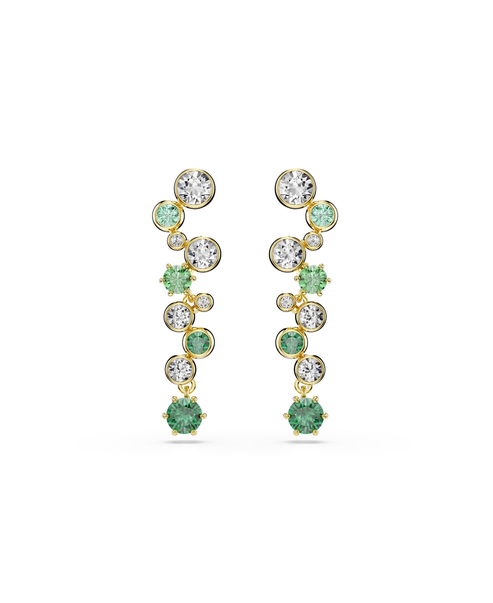 Серьги Swarovski Constella с позолотой