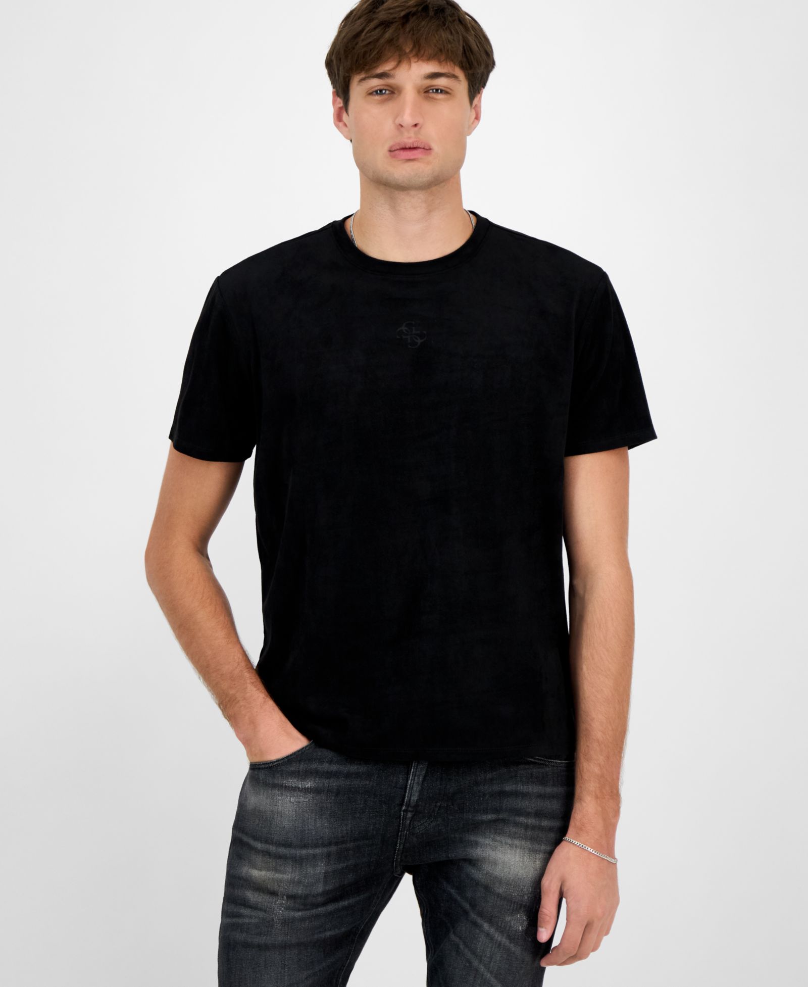 GUESS Men's Garrett Quatro Q Short Sleeve T-Shirt