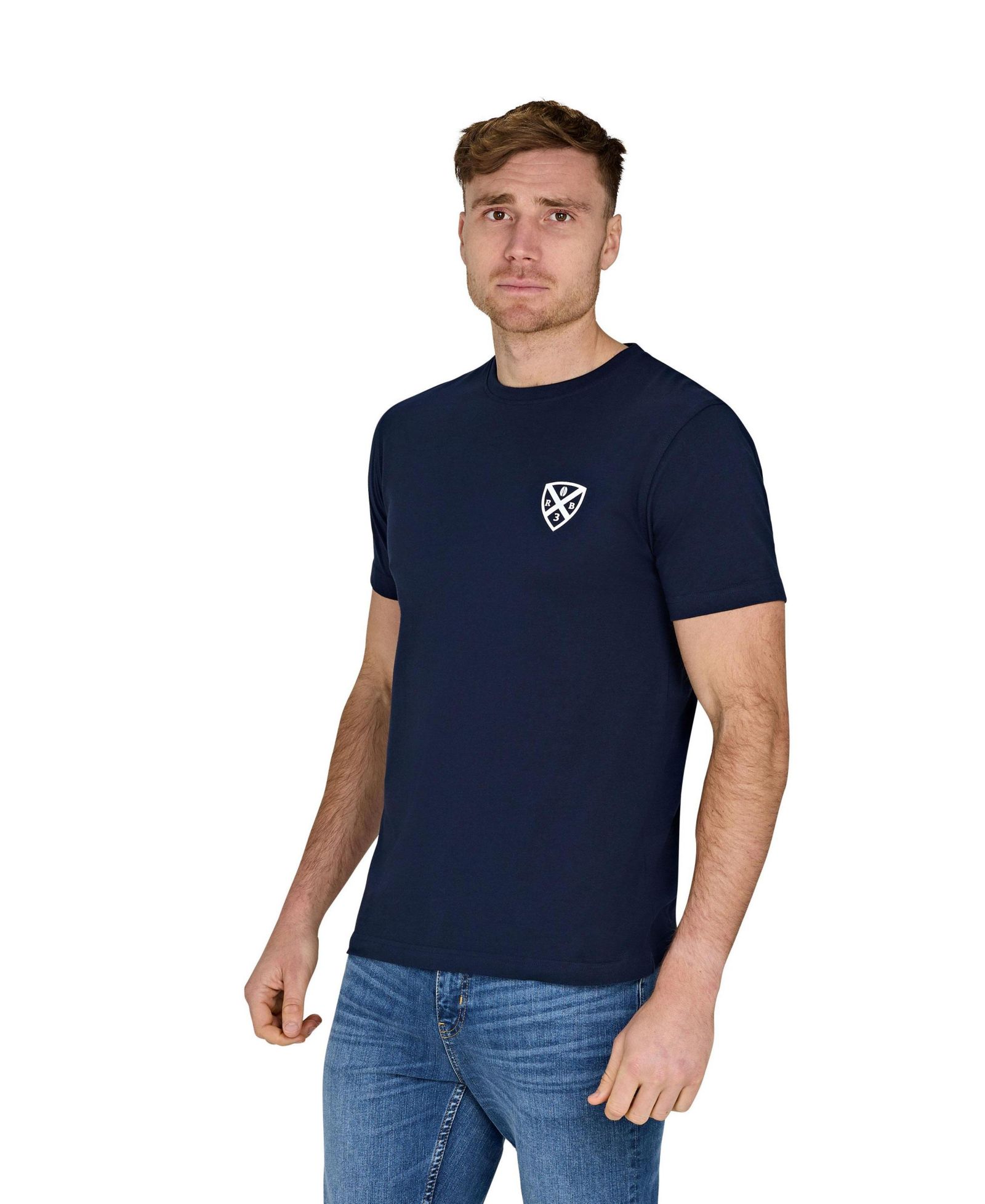 Raging Bull Men's Rugby Club Back Print T-Shirt