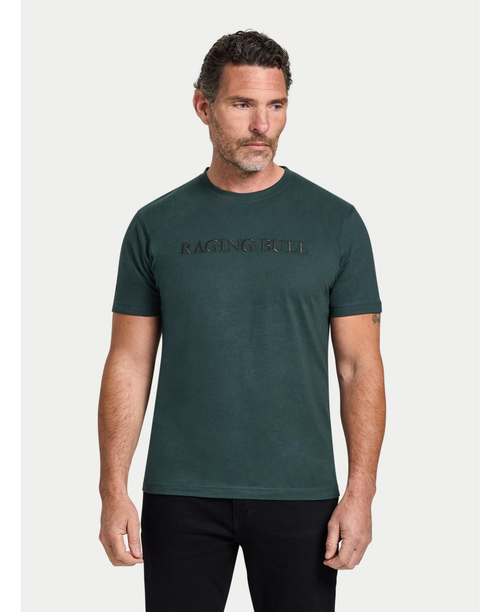 Raging Bull Men's Embroidery T-Shirt