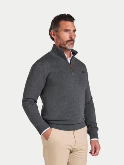 Мужской джемпер Raging Bull Quarter Zip из смеси кашемира