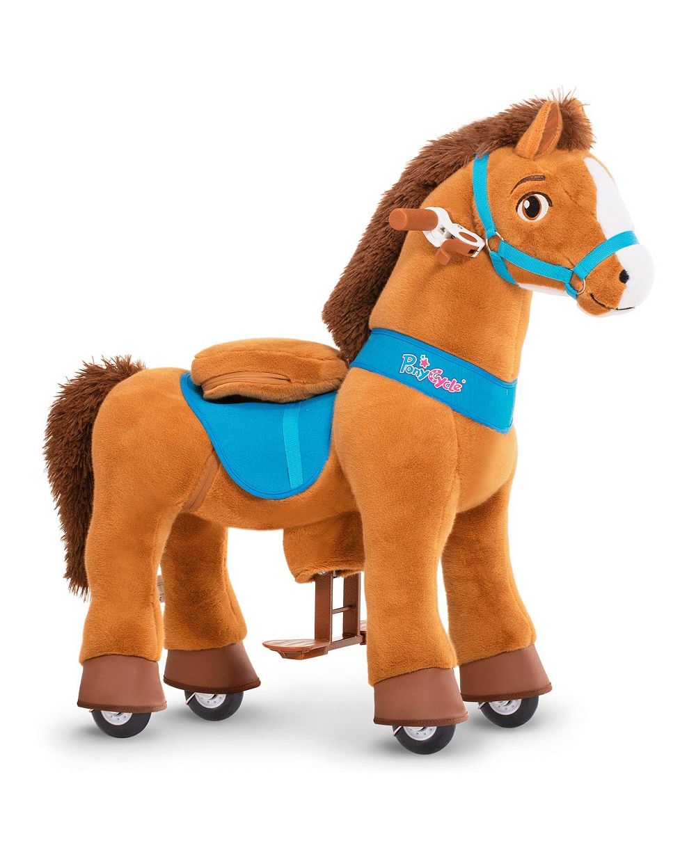 Ponycycle Model E игрушка-лошадка на колесах без батареи, ручной тормоз, размер 3, от 3 до 4 лет