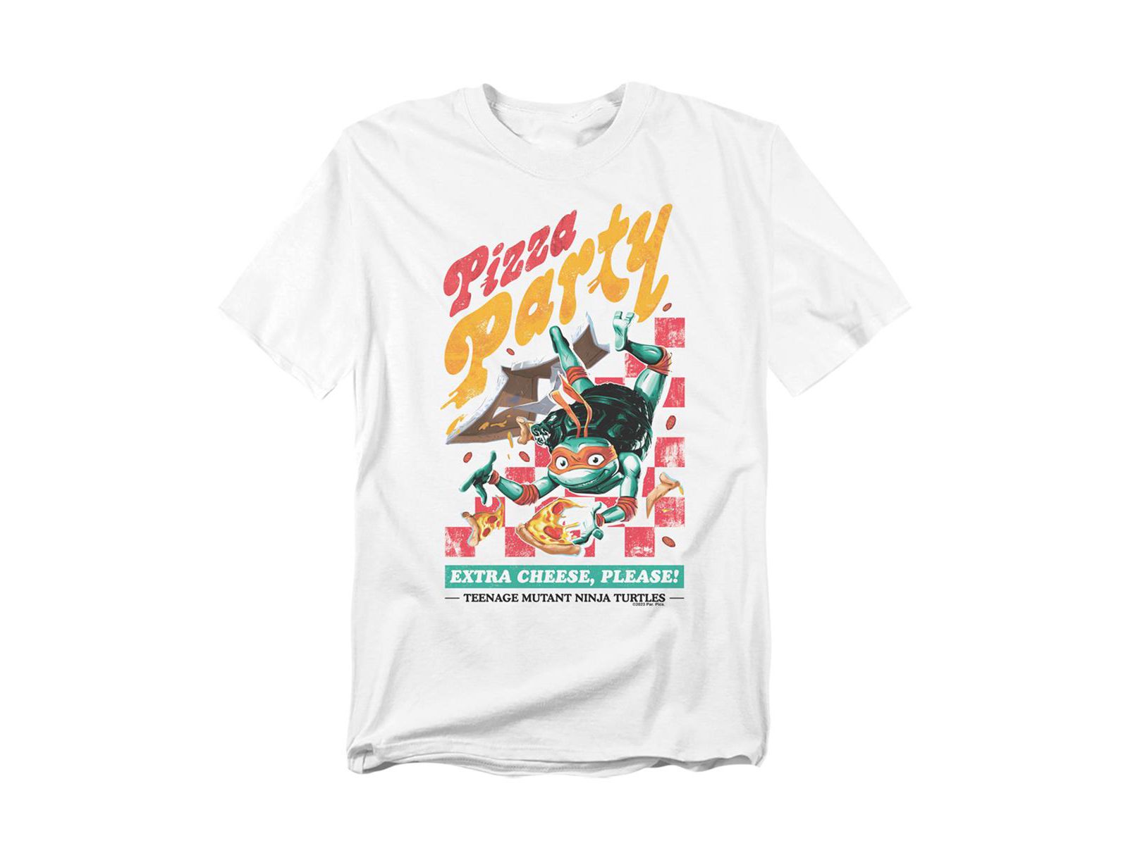 Teenage Mutant Ninja Turtles Big & Tall TMNT Mutant Mayhem Mikey Pizza Party T-Shirt