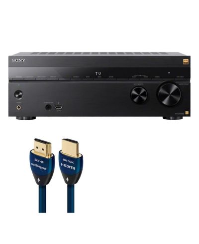 Sony 7.2 Channel 8K AV Receiver with AudioQuest SKY 3m HDMI Cable STR-AZ1000ES
