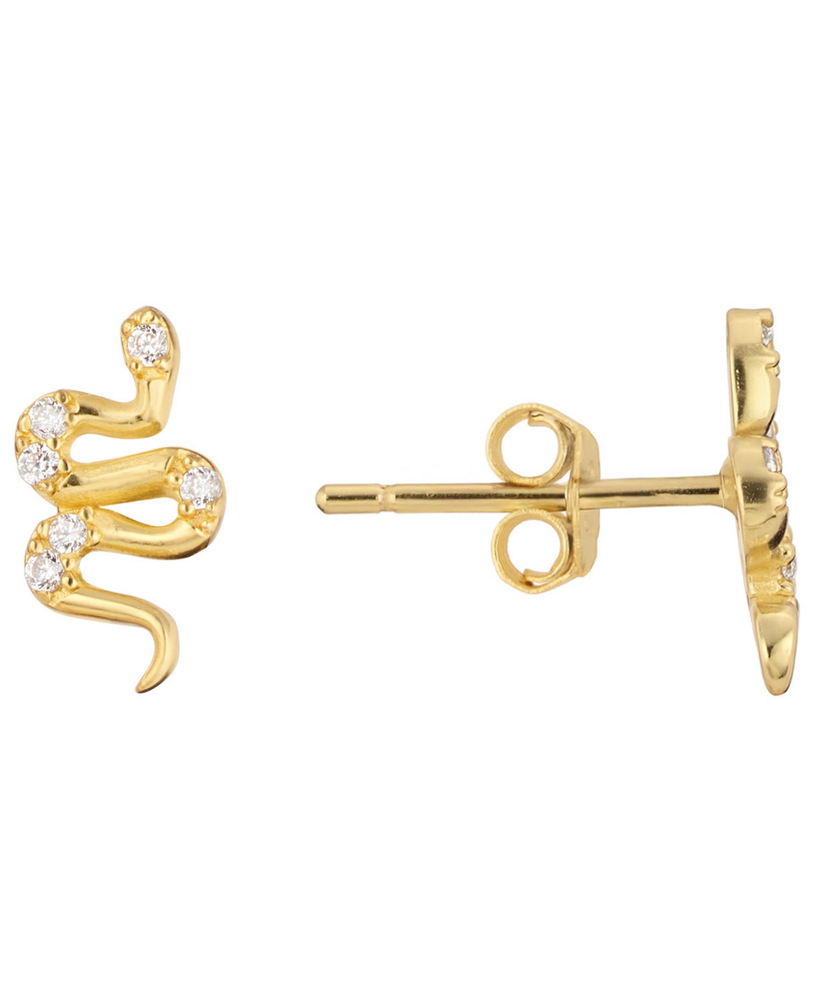 Macy's Cubic Zirconia Snake Stud Earring