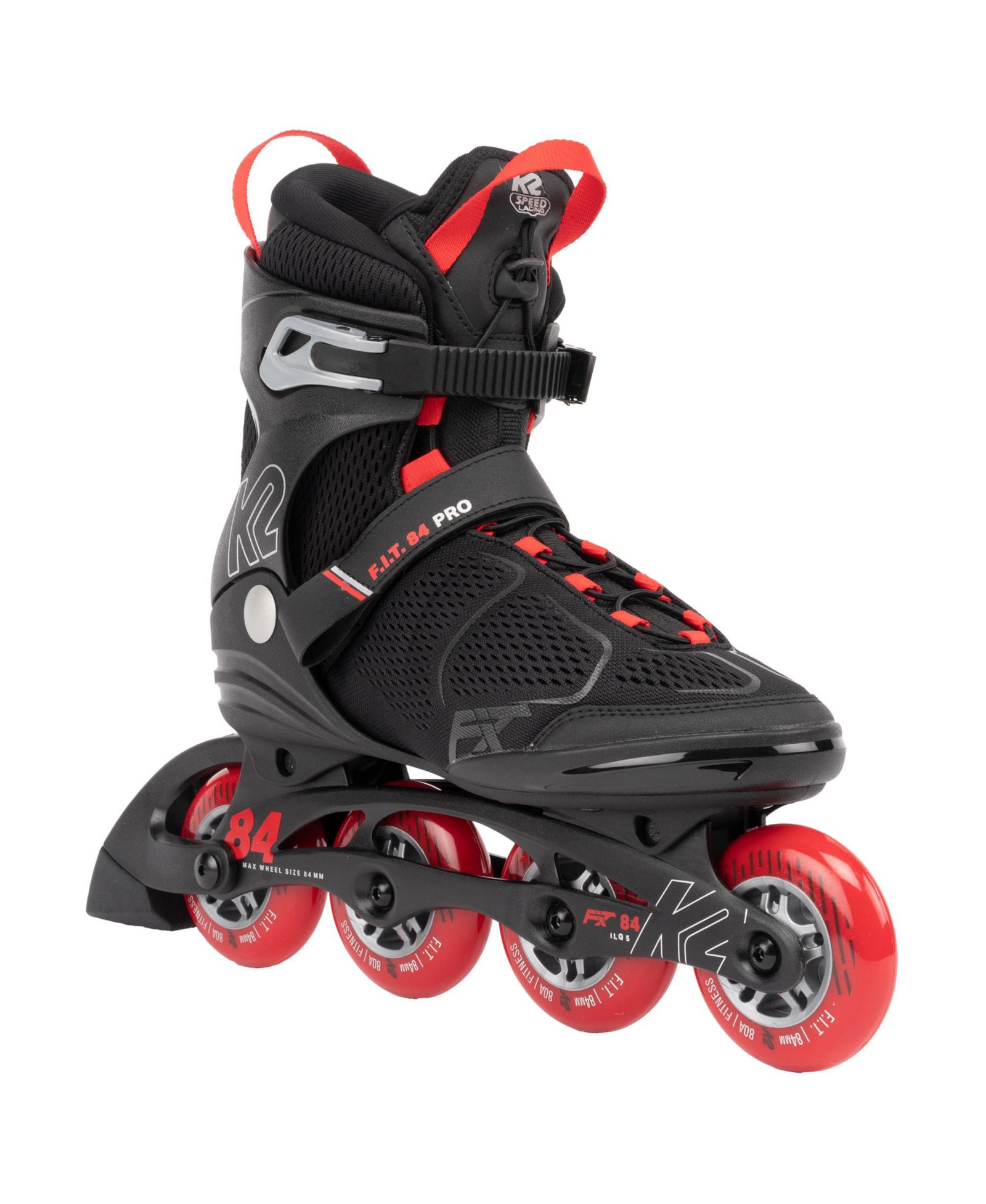 Мужские роликовые коньки K2 F.I.T. 84 Pro Black-Red Inline Skates