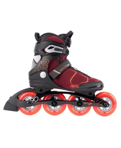Женские роликовые коньки K2 Alexis 90 Boa Burgundy Inline Skates