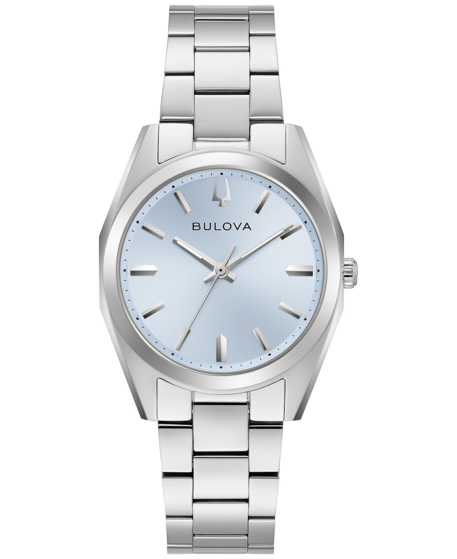 Bulova Женские классические часы Surveyor Silver-Tone с браслетом 22.7mm