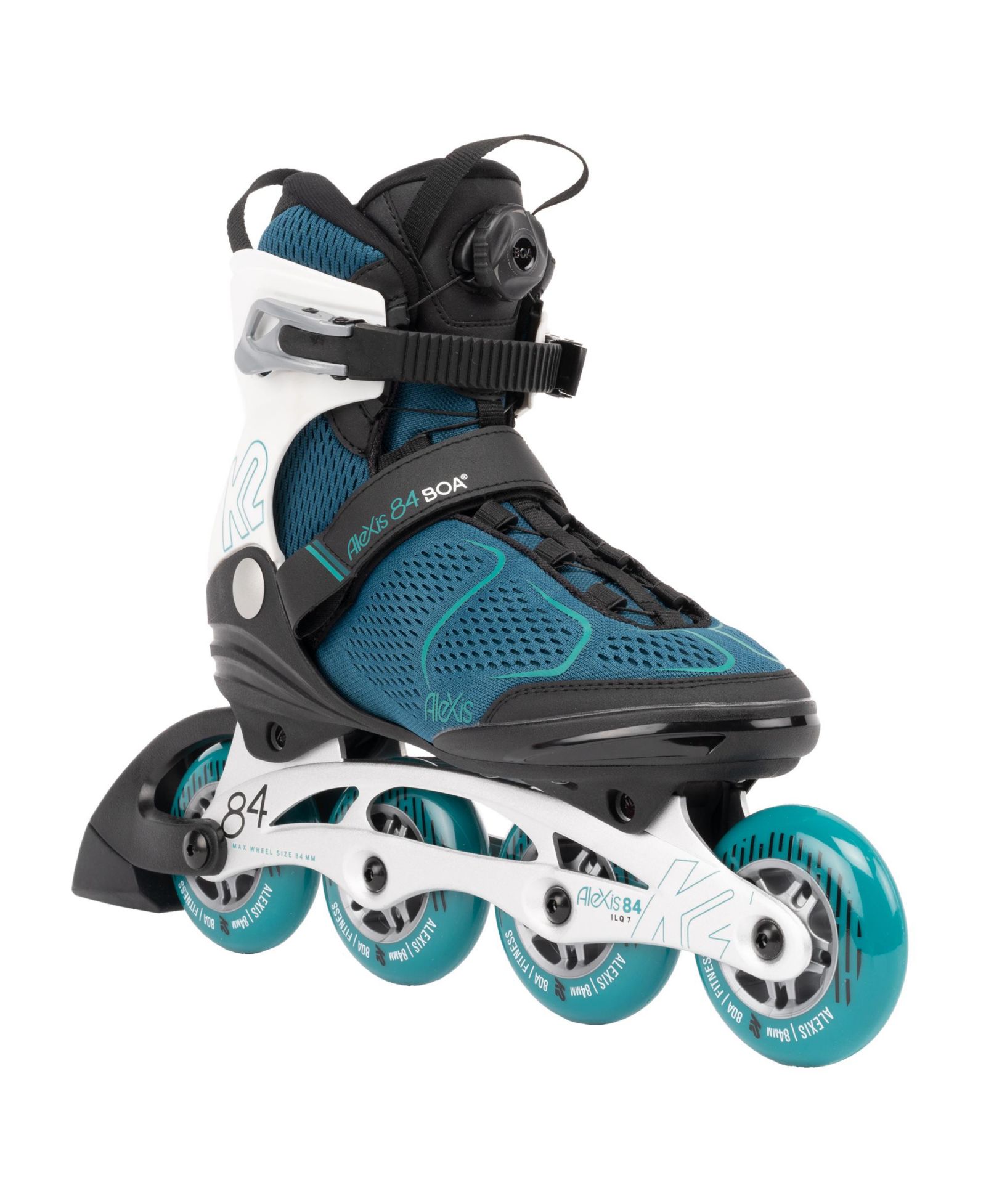 K2 Alexis 84 Boa Teal Womens Inline Skates