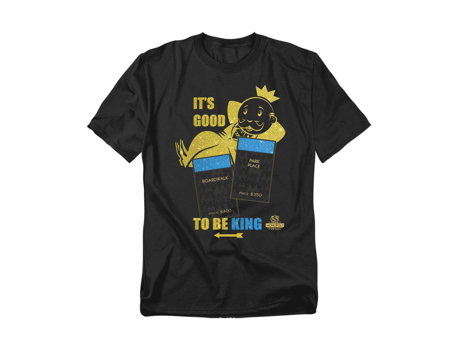 MONOPOLY Men's Its Good To Be King T-Shirt