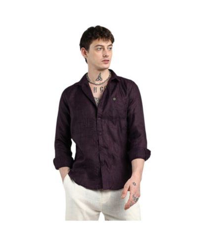 Мужская рубашка Campus Sutra Embroidered One-Lined