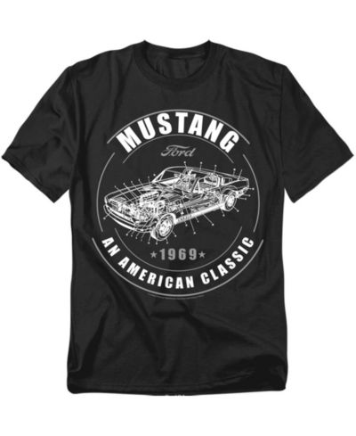 Mustang Men's American Classic Black T-Shirt