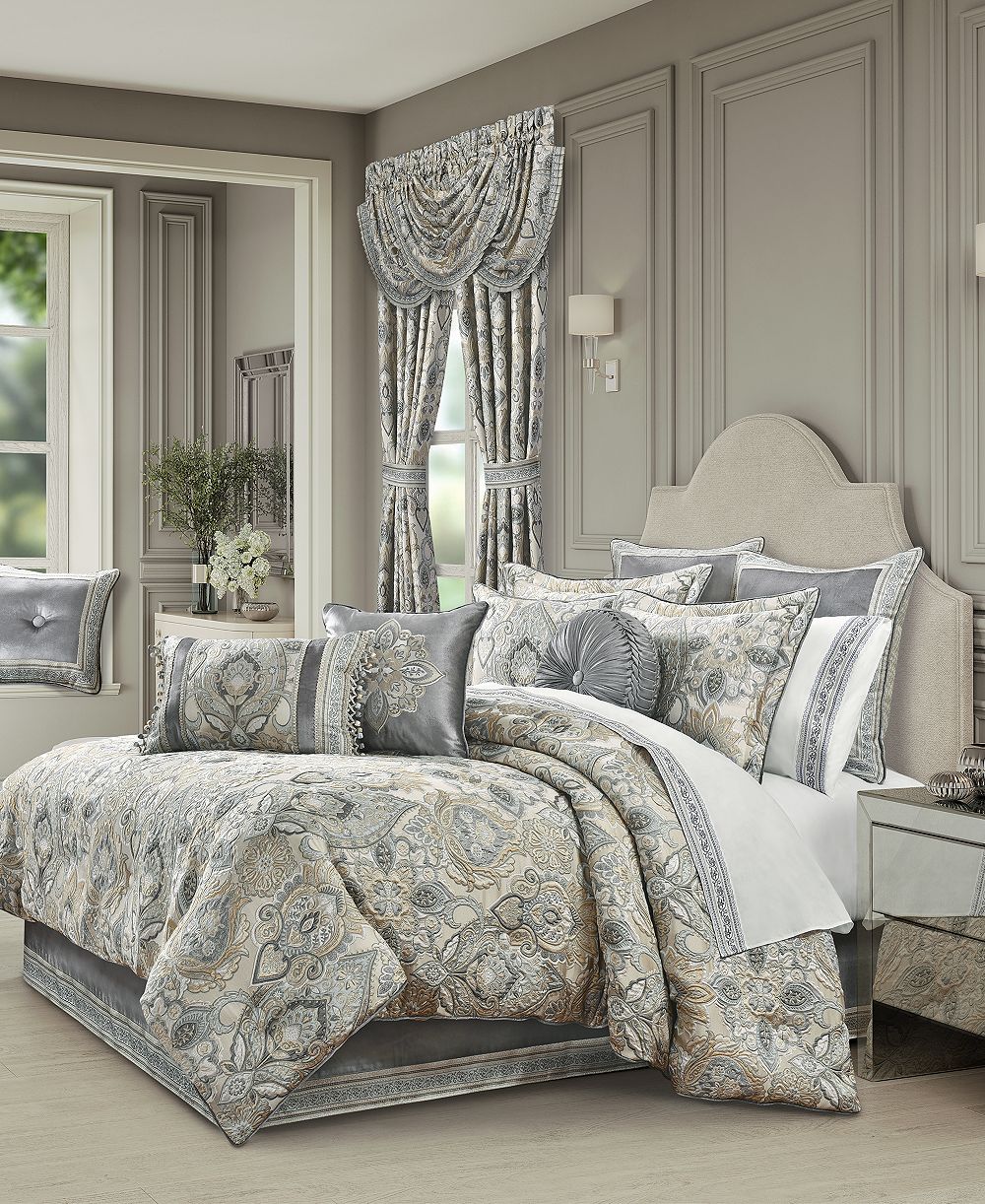 Комплект из 4 предметов J Queen New York Annabelle Damask Comforter Set Queen