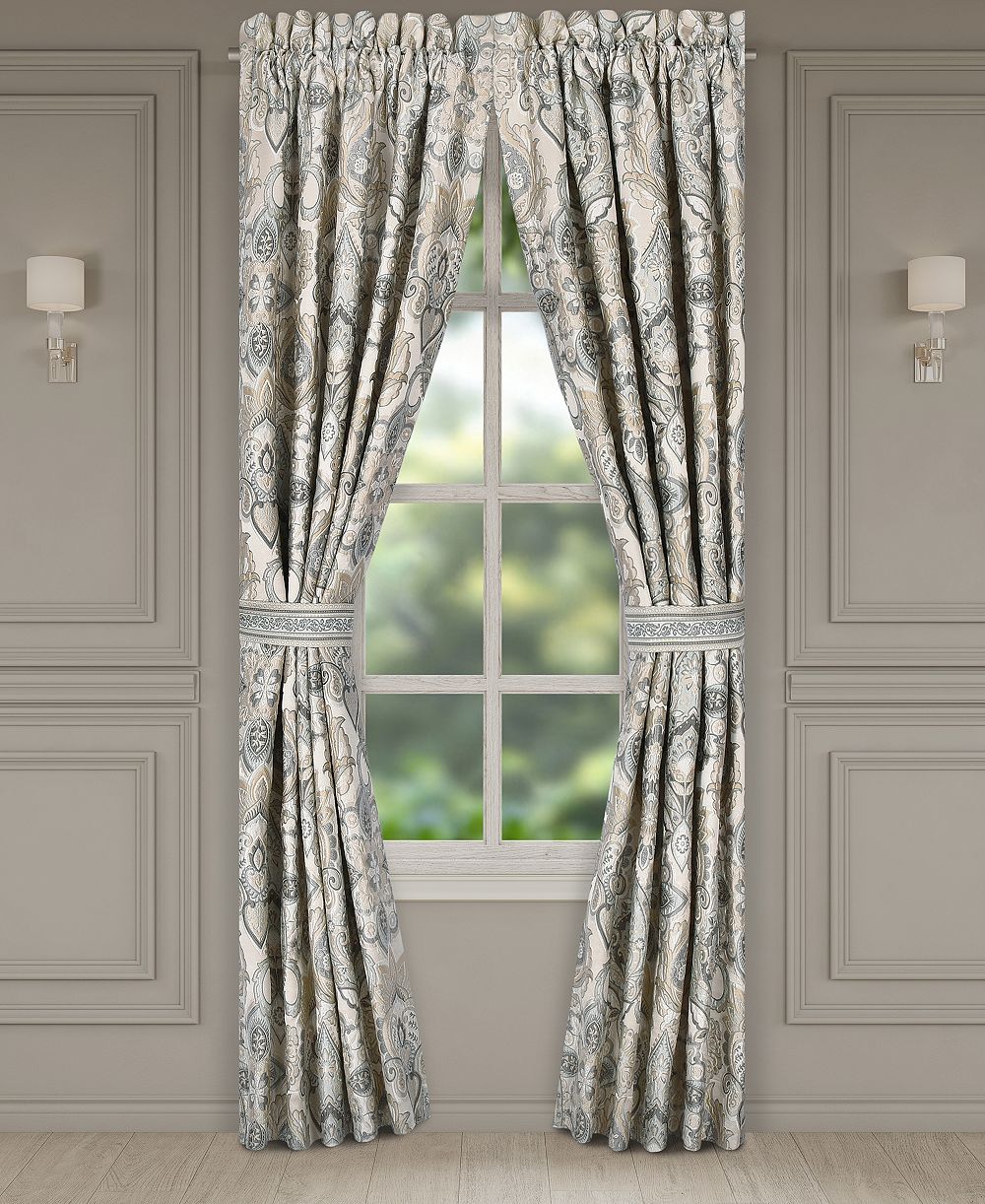 J Queen New York Annabelle Window Panel Pair, 50 x 95"