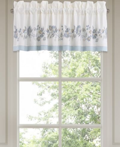 Вертикальная занавеска J Queen New York Garden Bloom Window Straight Valance 21" x 88"