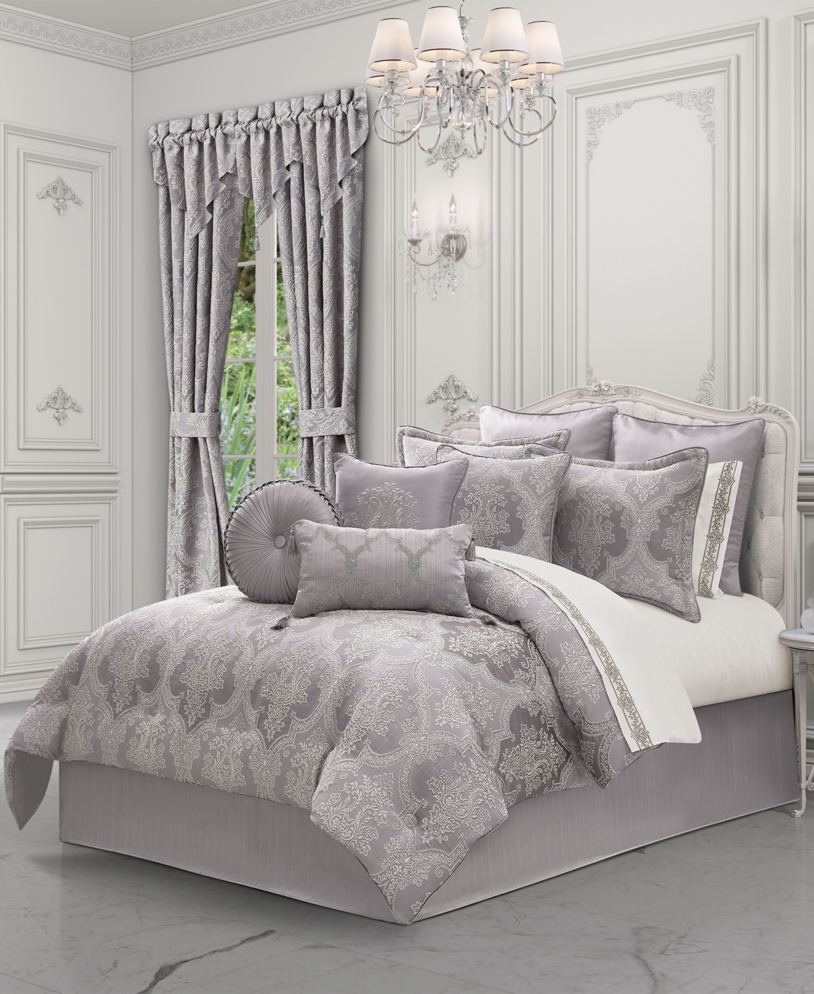 J Queen New York Mary Damask комплект из 4 предметов, Queen