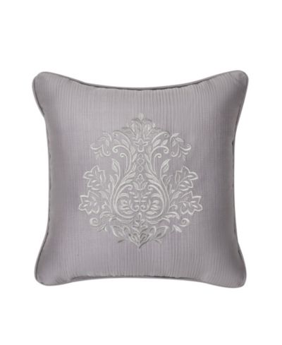 J Queen New York Mary Embroidered Decorative Pillow, 18" x 18"