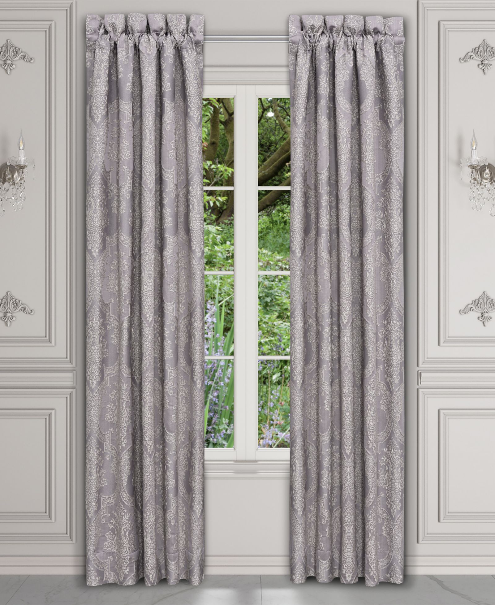 J Queen New York Mary Window Panel Pair, 50 x 95"