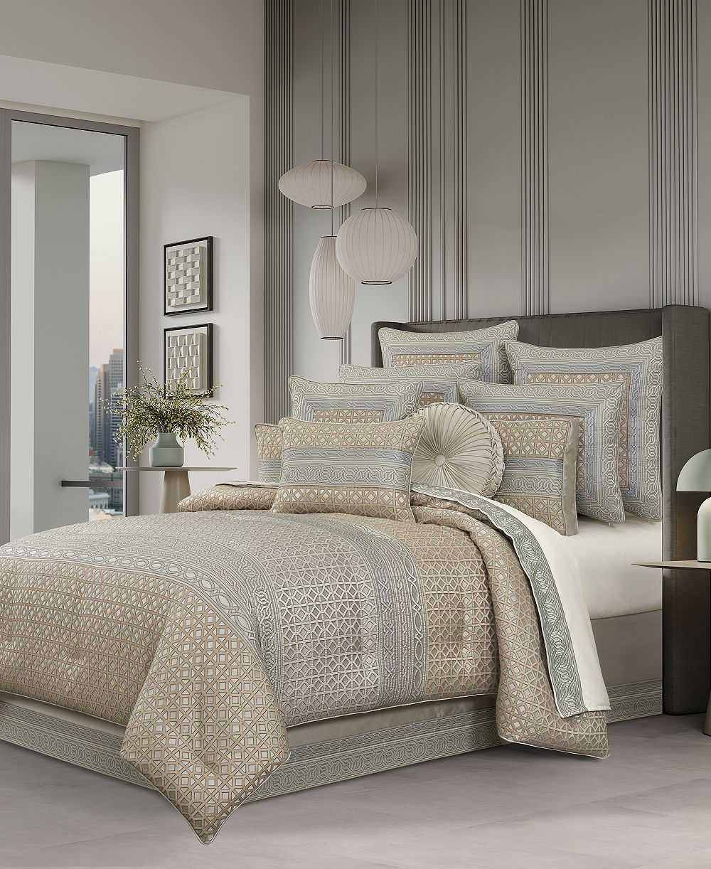 Комплект покрывал J Queen New York Alaro Embossed, California King