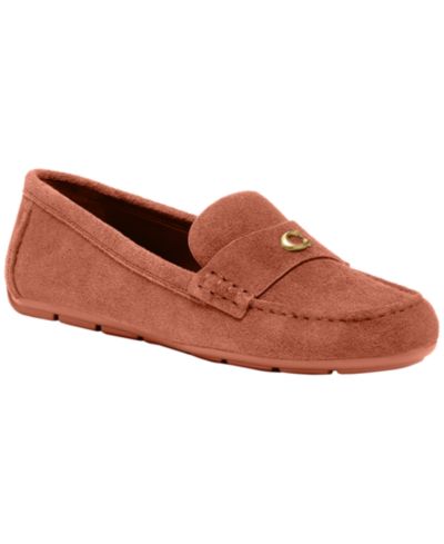 COACH Women's Sculpted C Suede Driver