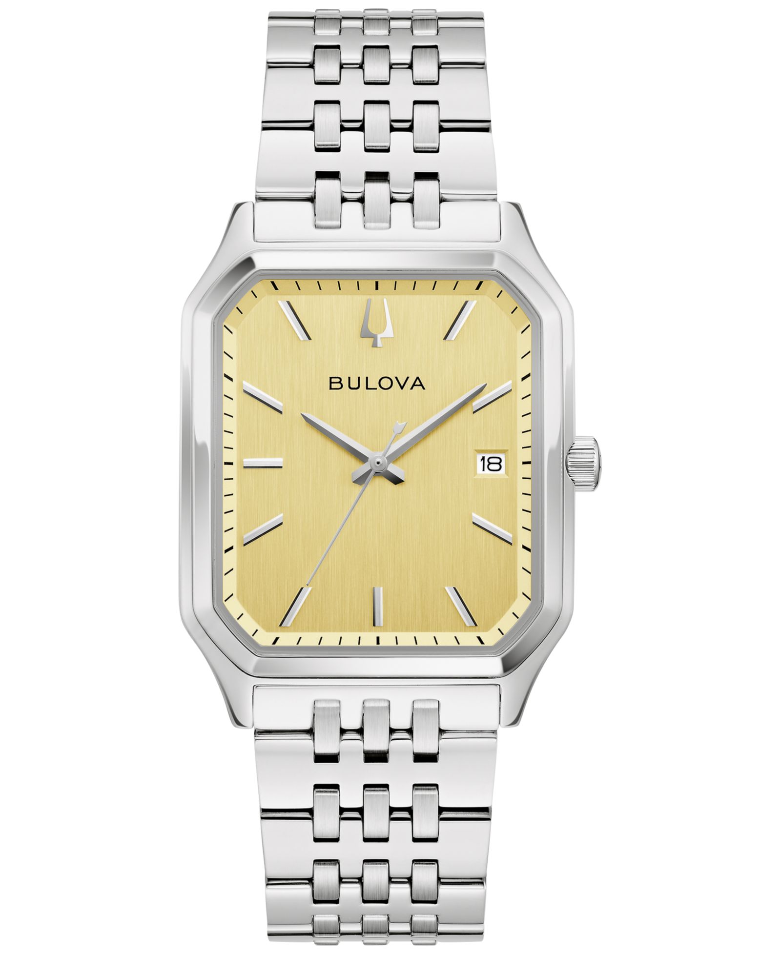 Часы Bulova Men's Special Edition Tony Bennett Classic, серебристый браслет, 32mm