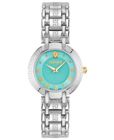 Versace Women's Swiss Antlia Stainless Steel Bracelet Watch 34mm