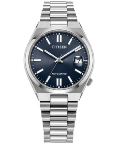 Citizen Men's Sport Luxury Tsuyosa Automatic Silver-Tone Stainless Steel Bracelet Watch 37mm