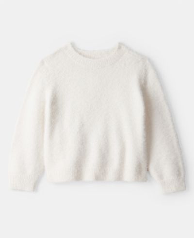 Carter's Girls' Toddler 2T-5T Brushed Crewneck Sweater
